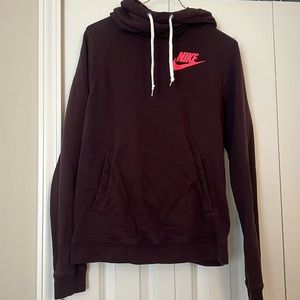 Nike turtle neck hoodie